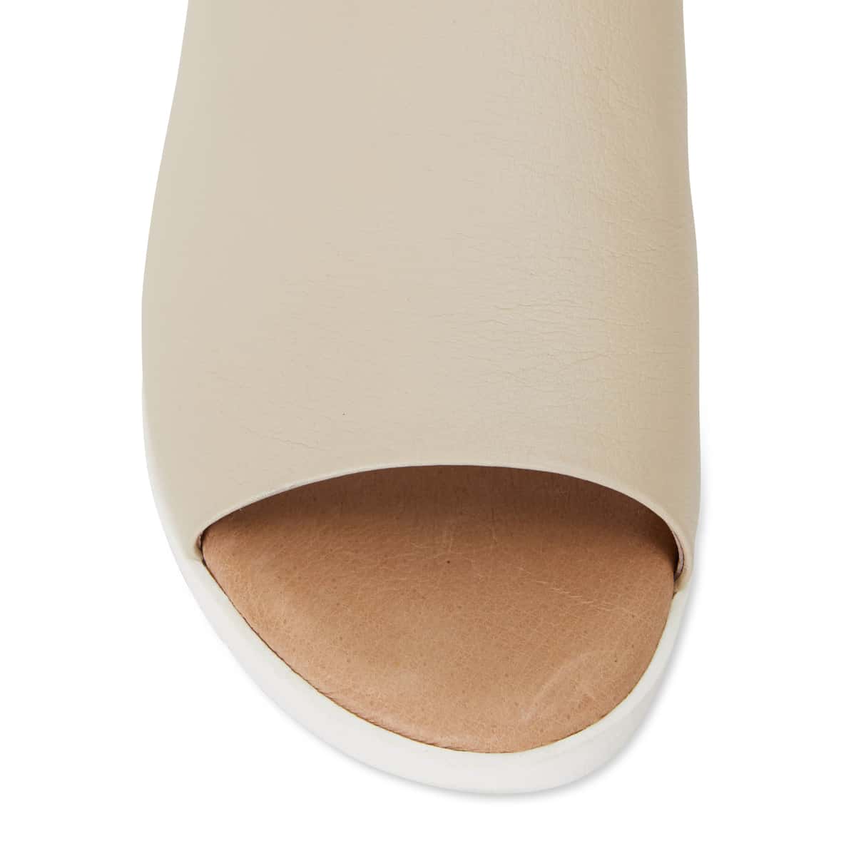 Fate Slide in Nude Leather