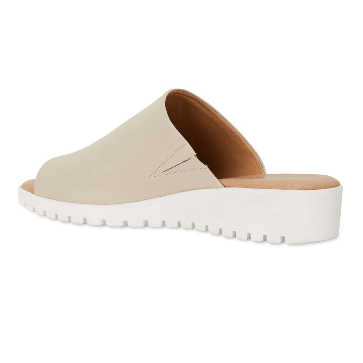 Fate Slide in Nude Leather