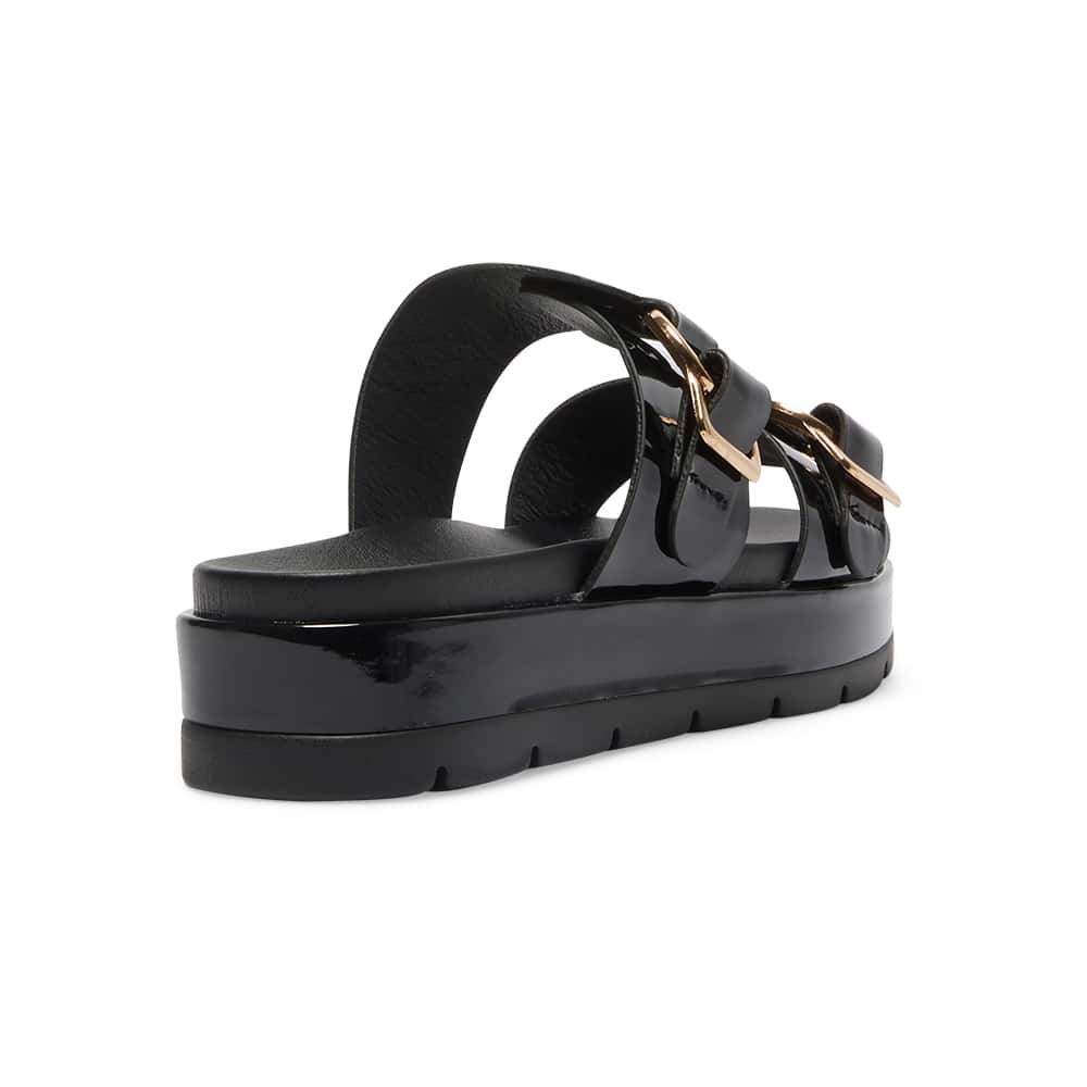 Black patent slides clearance