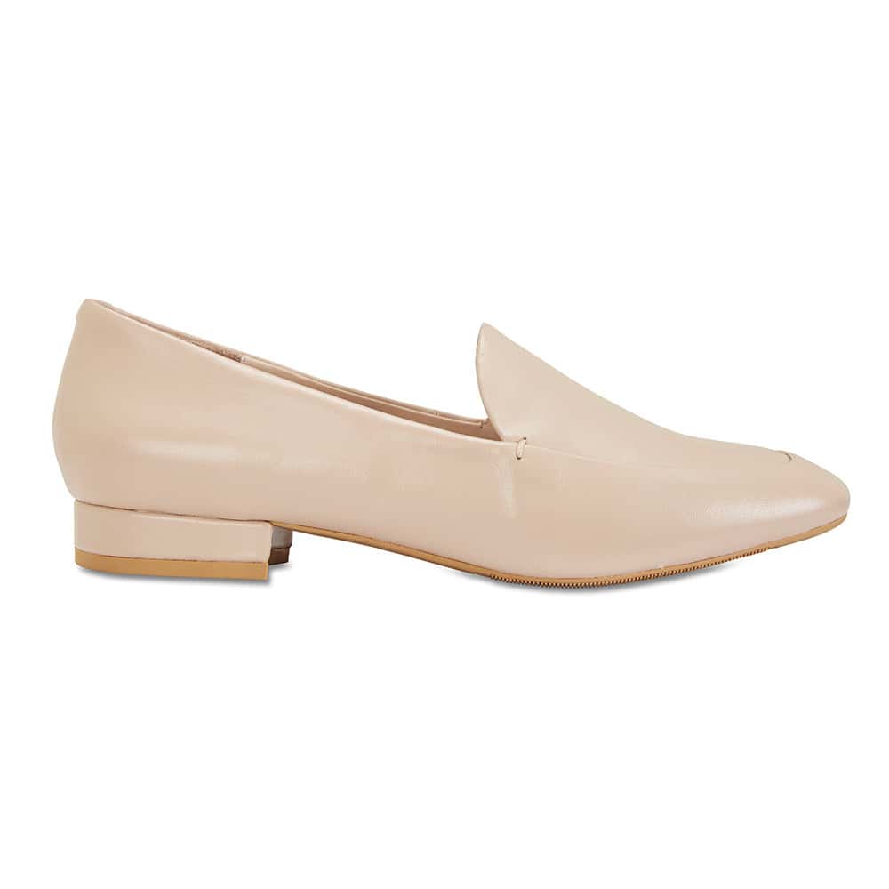 Fifi Loafer in Nude Leather
