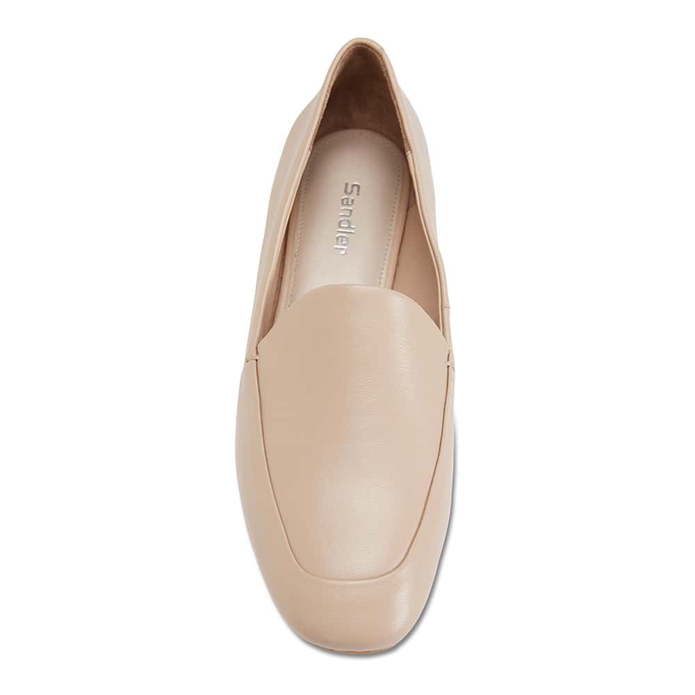 Fifi Loafer in Nude Leather