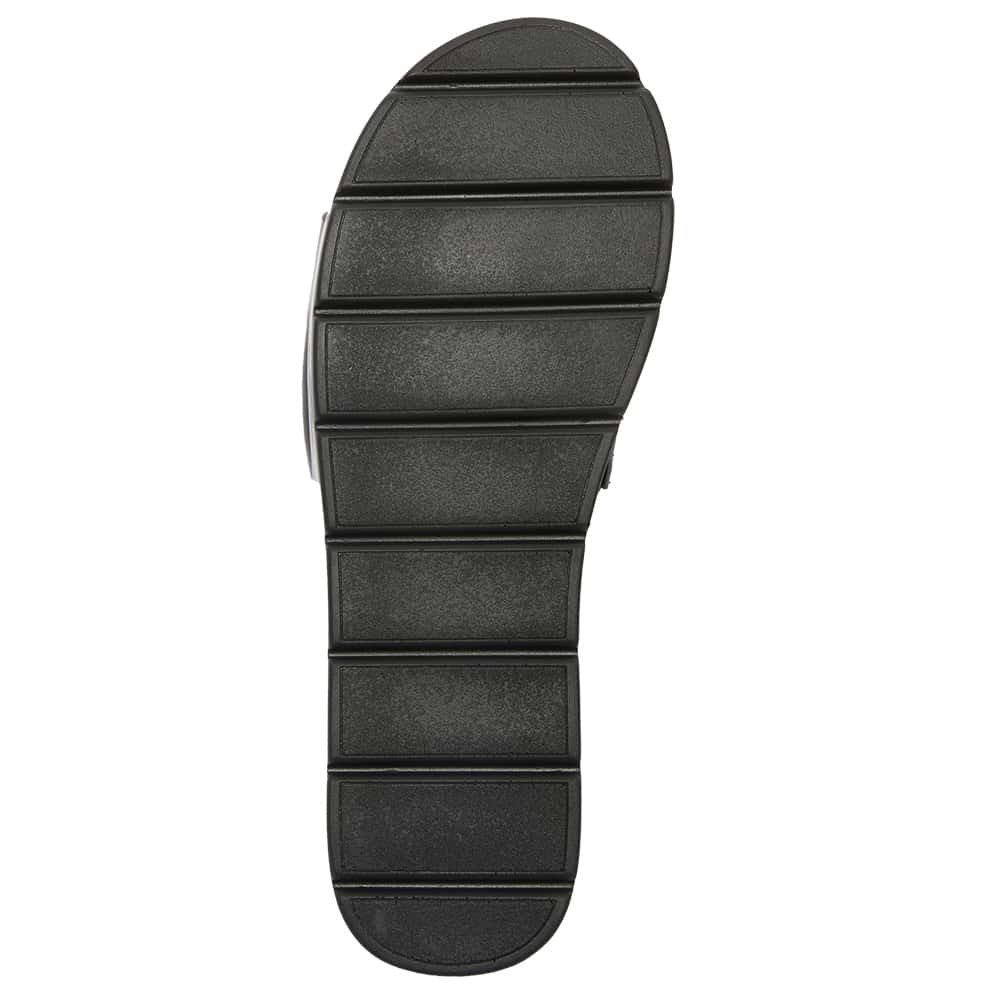 Fiona Slide in Black Patent