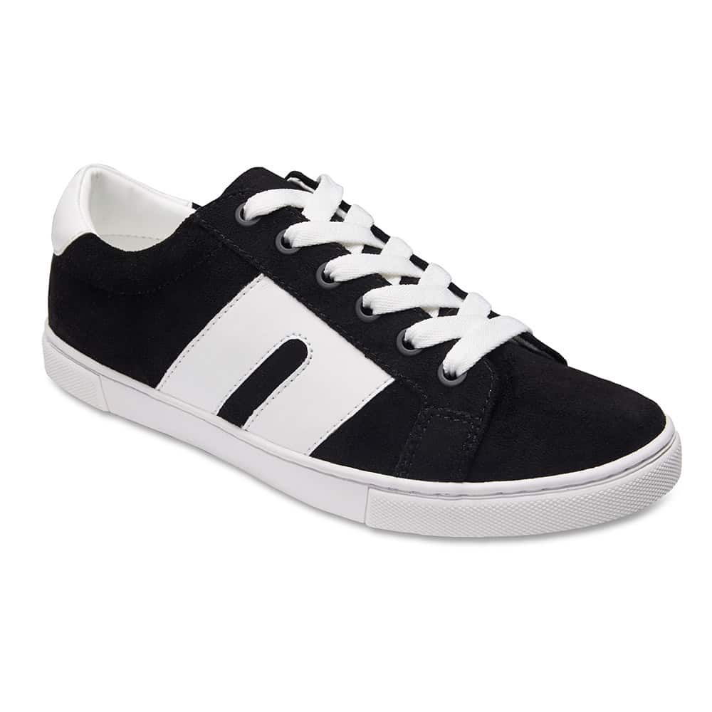 Fleet Sneaker in Black Suede