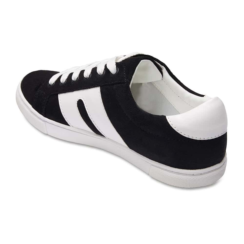Fleet Sneaker in Black Suede Sandler Shoe HQ