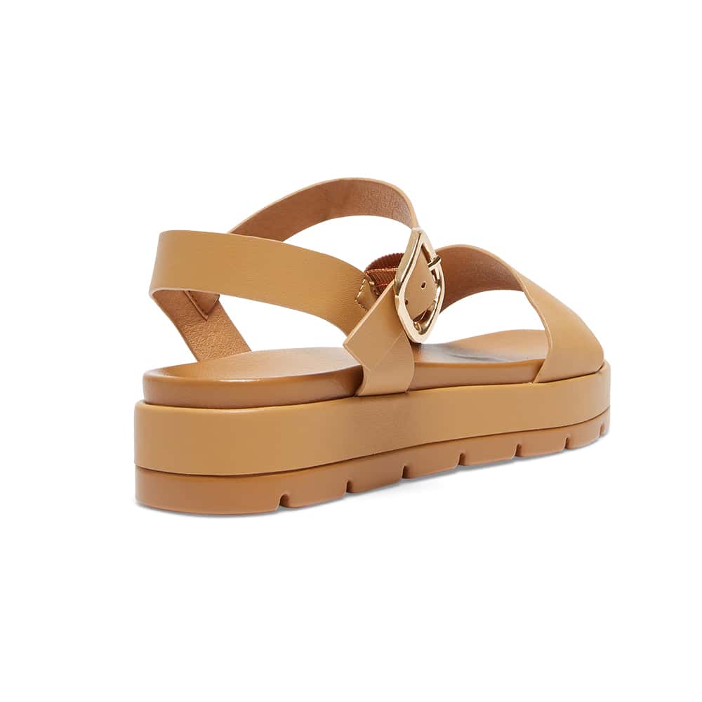 Frankie Sandal in Tan Smooth