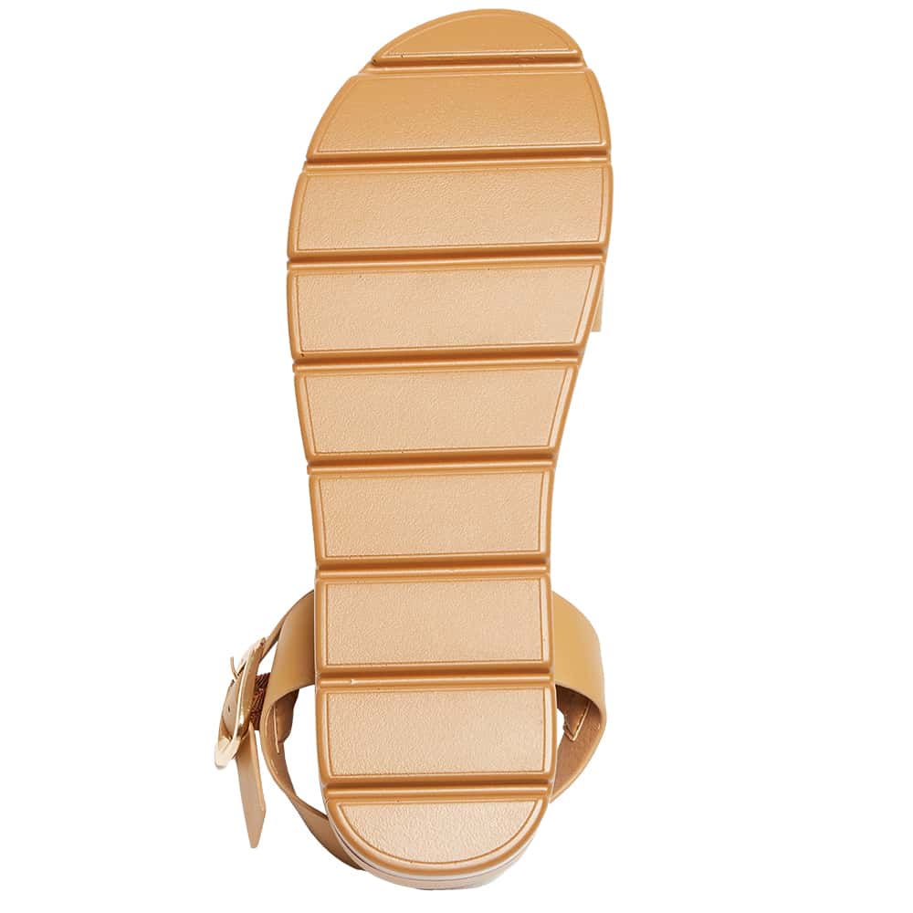 Frankie Sandal in Tan Smooth