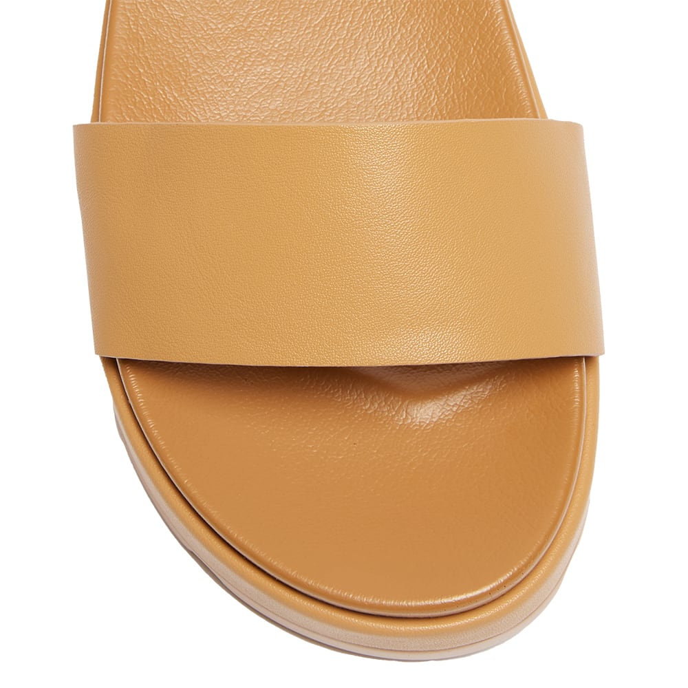 Frankie Sandal in Tan Smooth