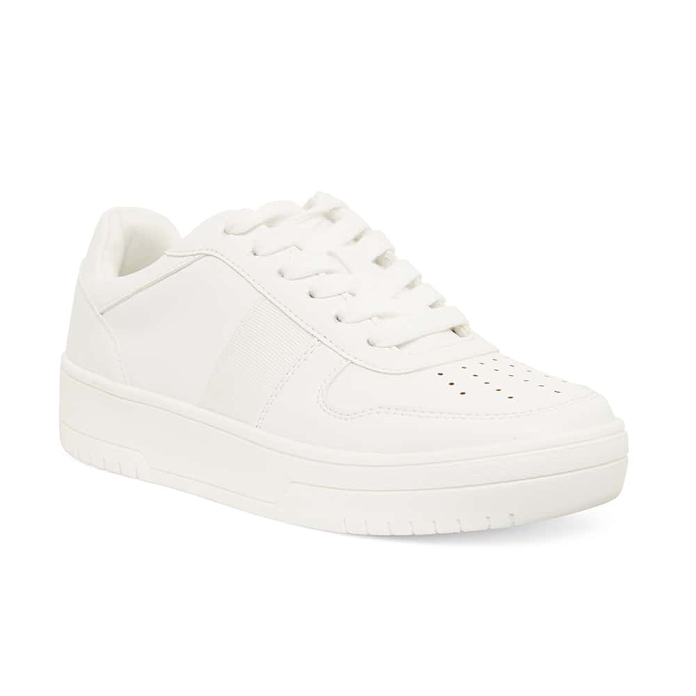 Frantic Sneaker in White Smooth