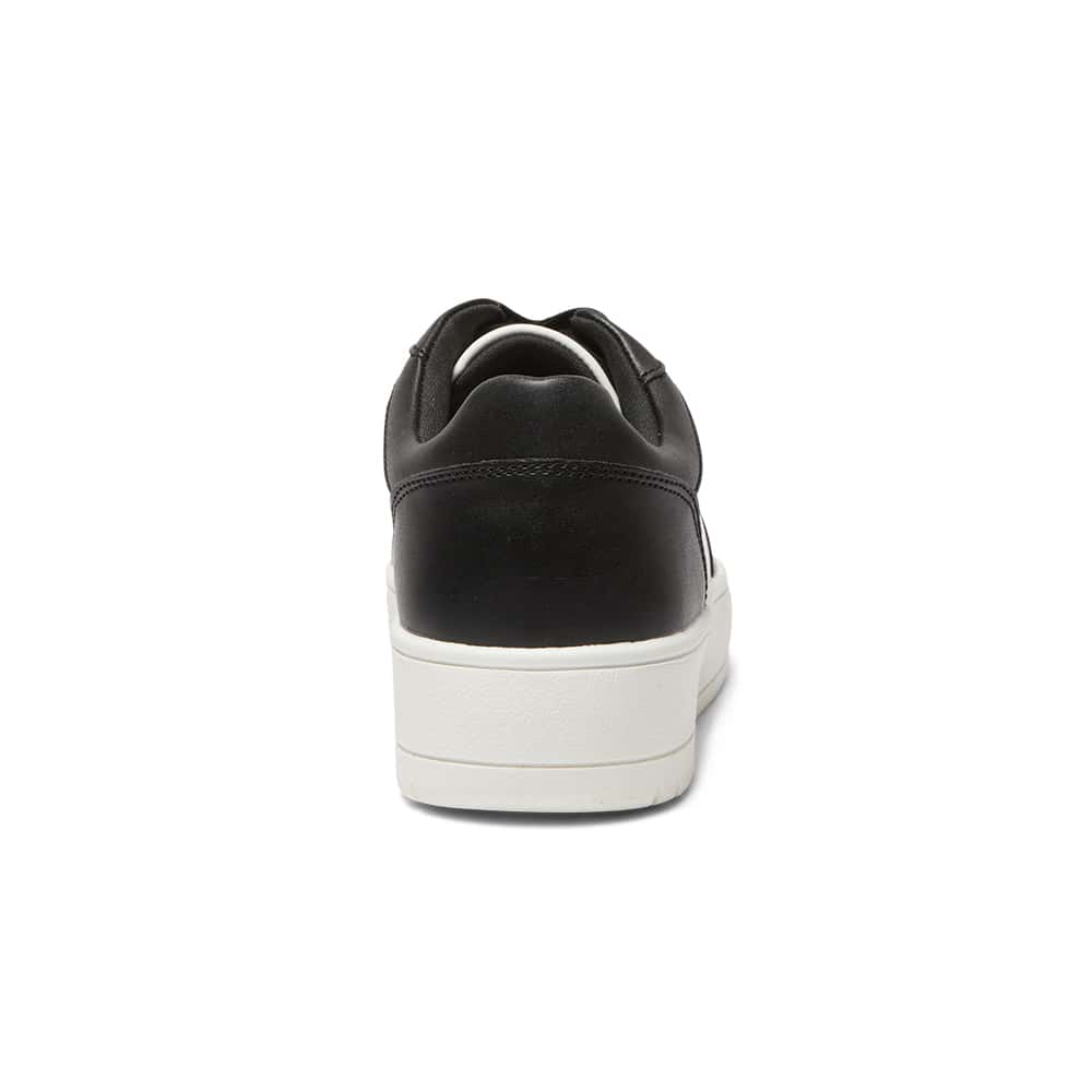 Fraser Sneaker in Black Smooth