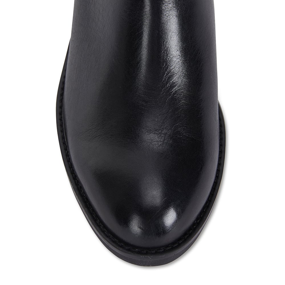 Fulton Boot in Black Leather
