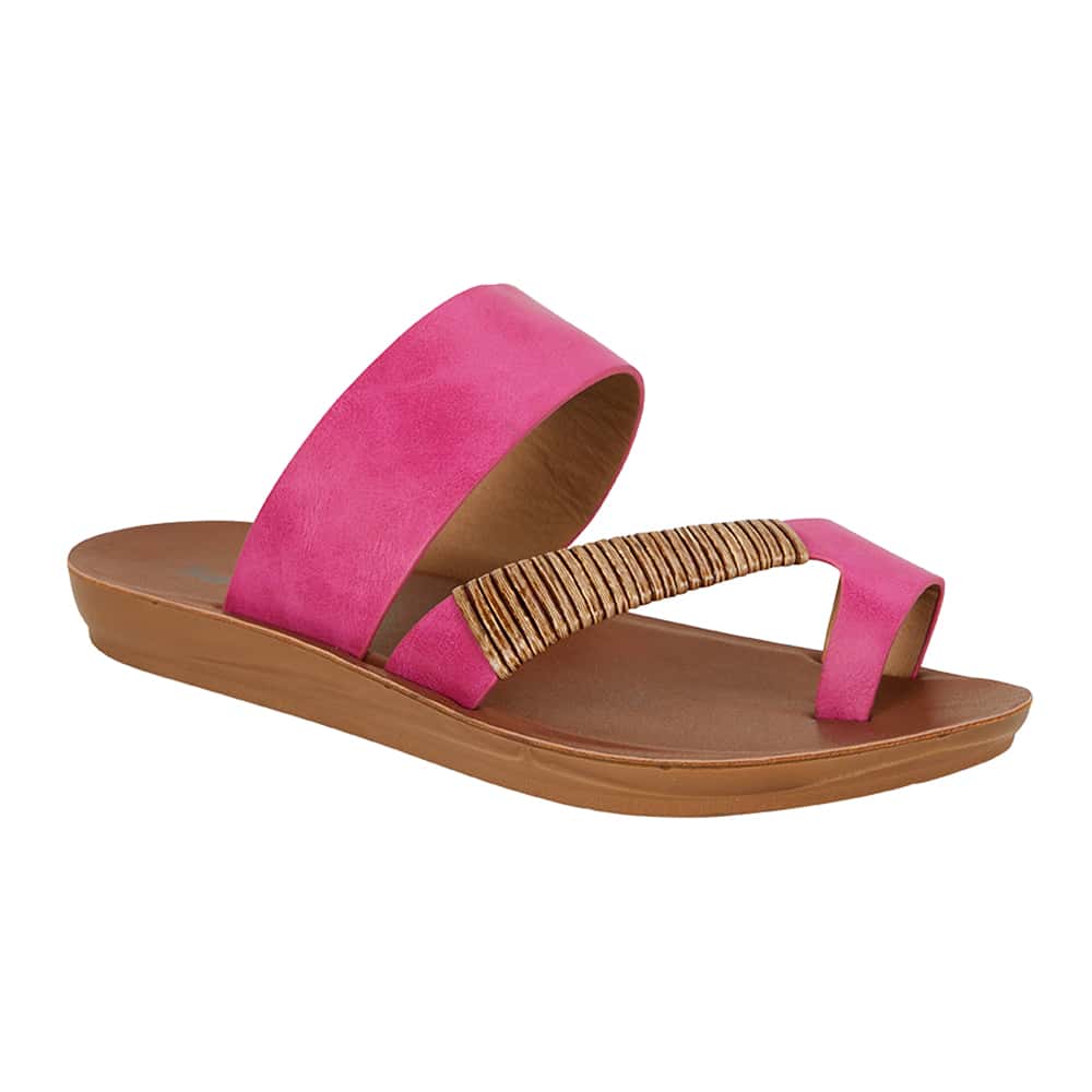 Gidget Sandal in Pink Smooth