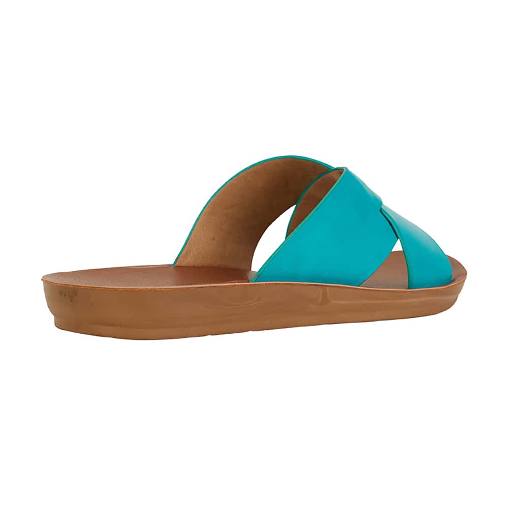 Gizmo Sandal in Turquoise Smooth