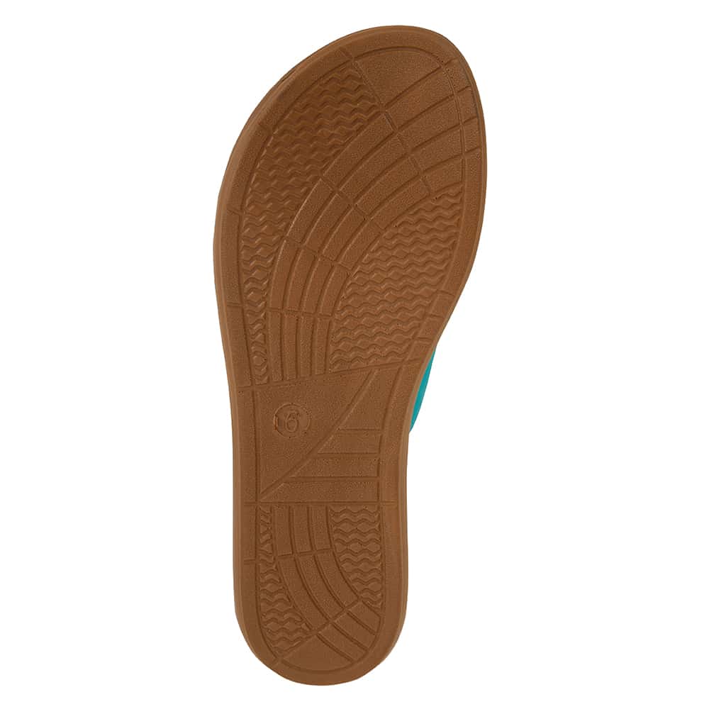 Gizmo Sandal in Turquoise Smooth