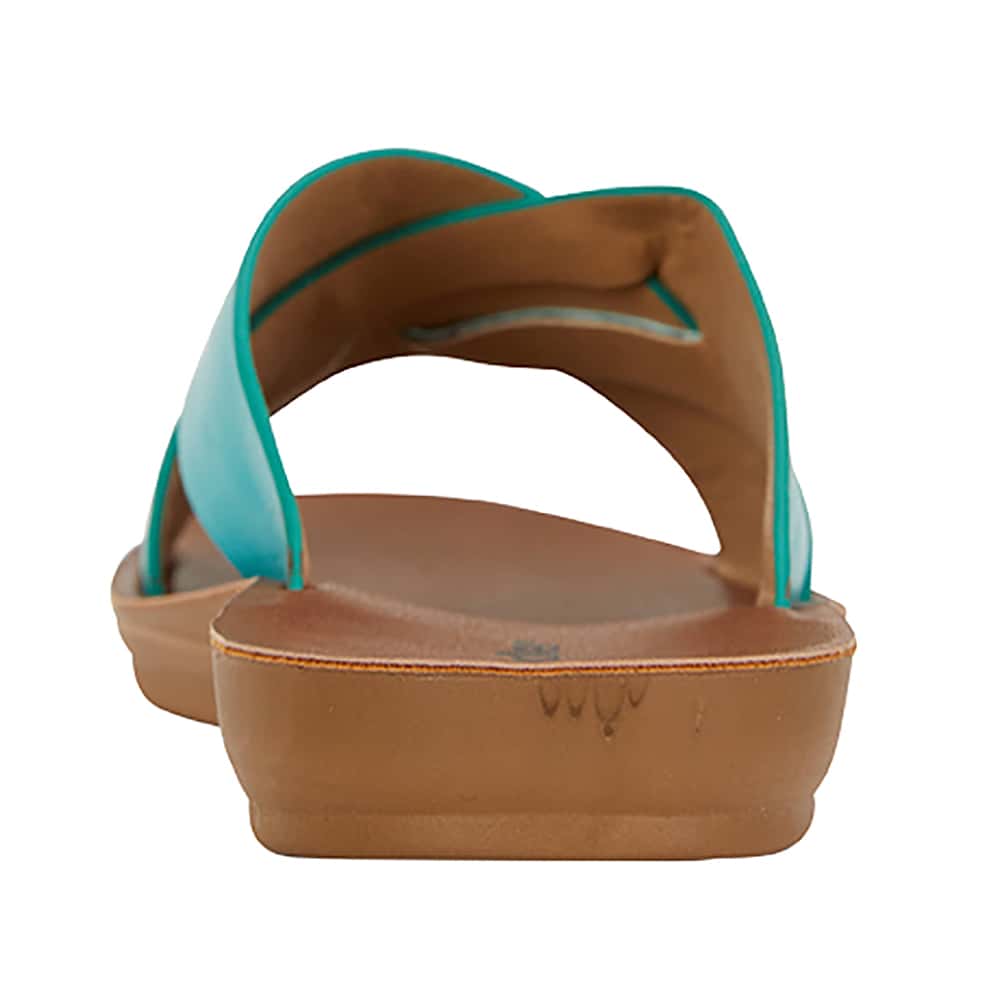 Gizmo Sandal in Turquoise Smooth