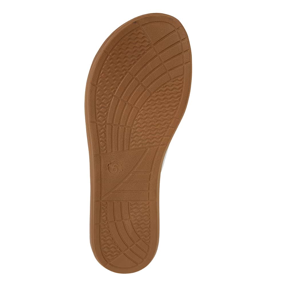 Gizmo Sandal in White Smooth