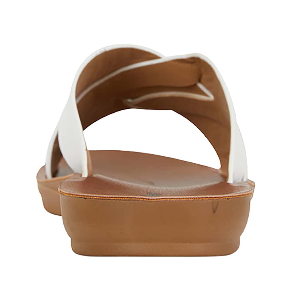 Gizmo Sandal in White Smooth