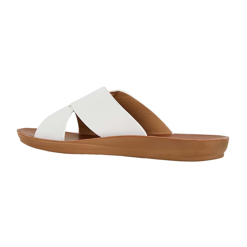 Gizmo Sandal in White Smooth