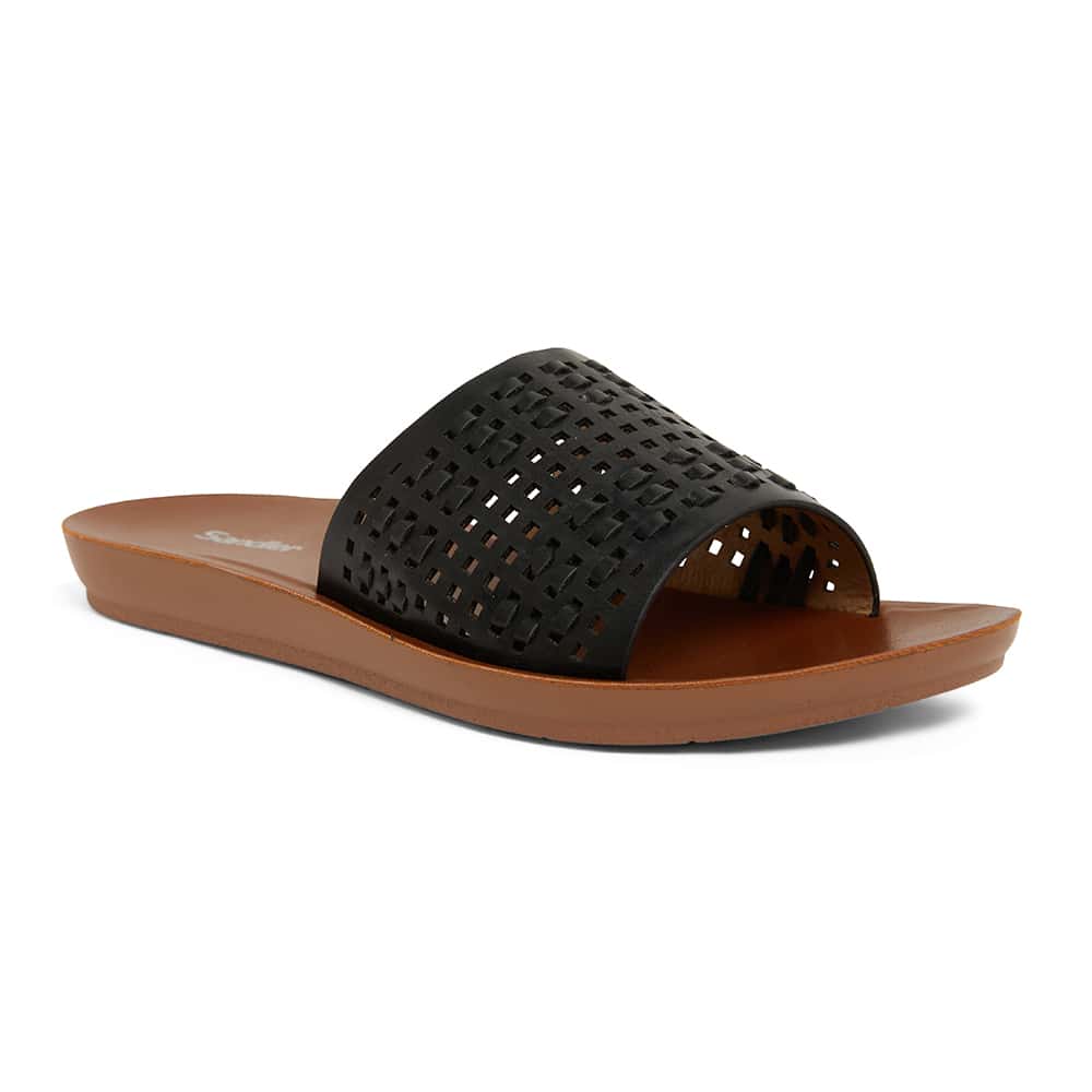 Grid Slide in Black Smooth