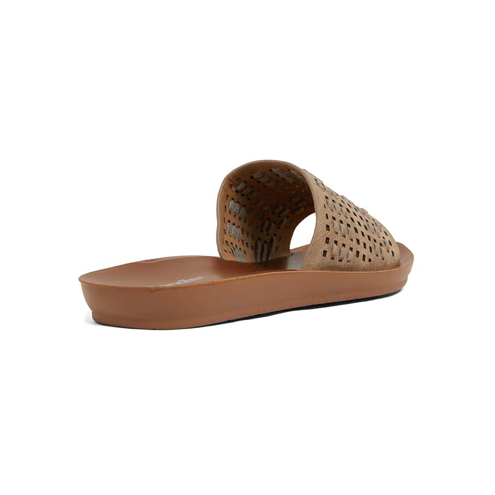 Grid Slide in Taupe Smooth
