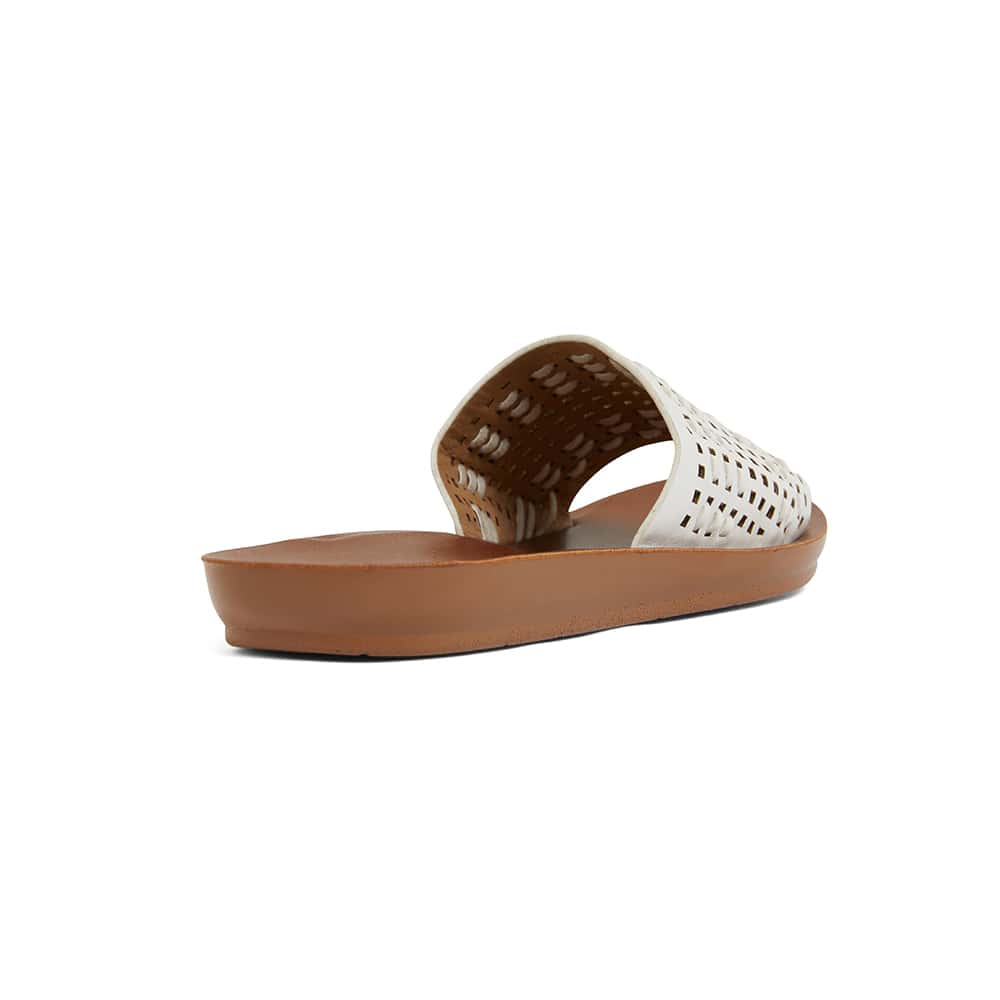 Grid Slide in White Smooth