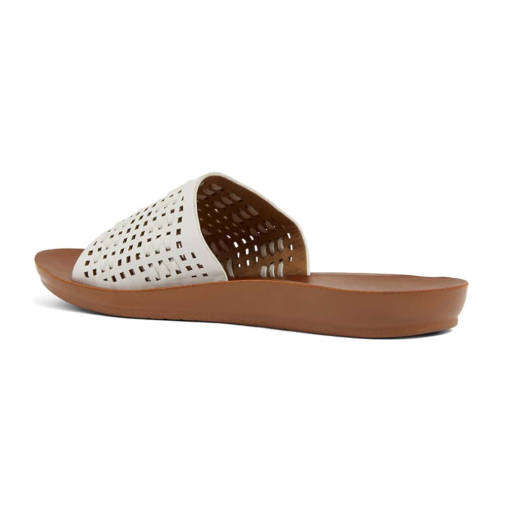 Grid Slide in White Smooth