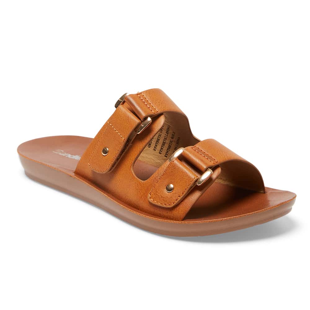 Grove Slide in Light Tan Smooth