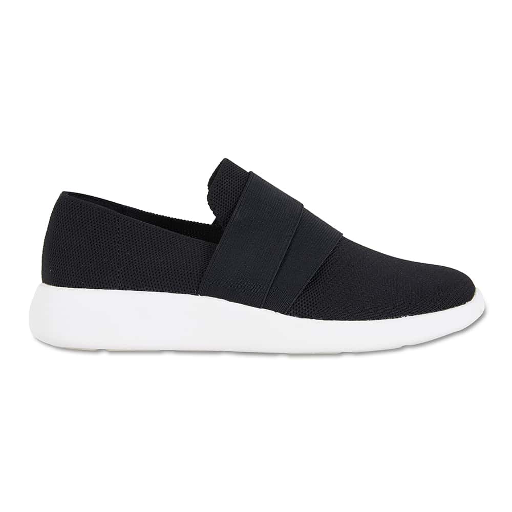 Guide Sneaker in Black Fabric