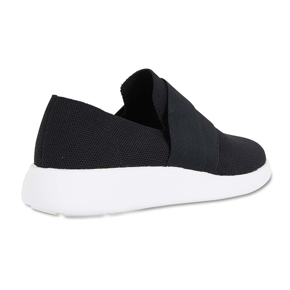 Guide Sneaker in Black Fabric