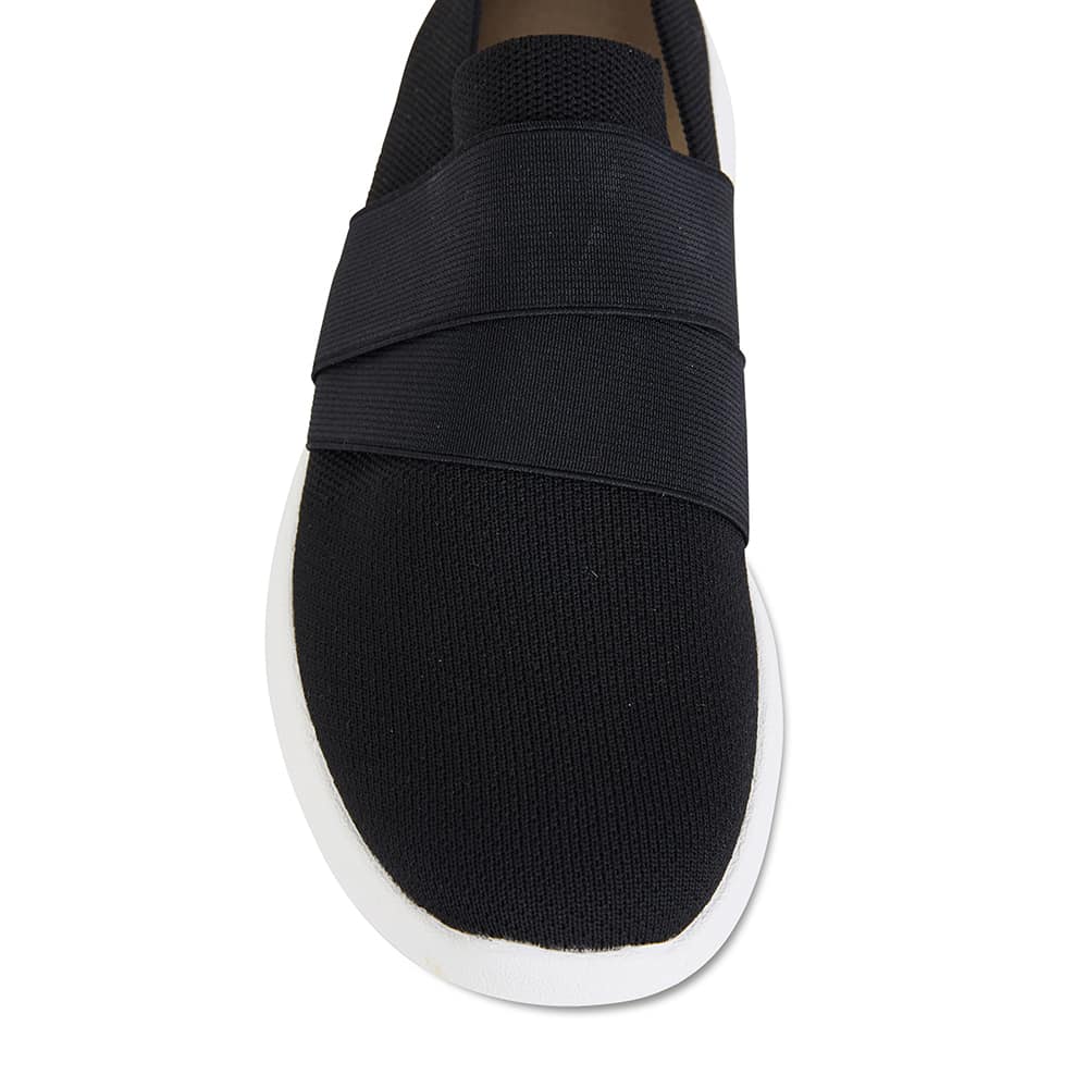 Guide Sneaker in Black Fabric
