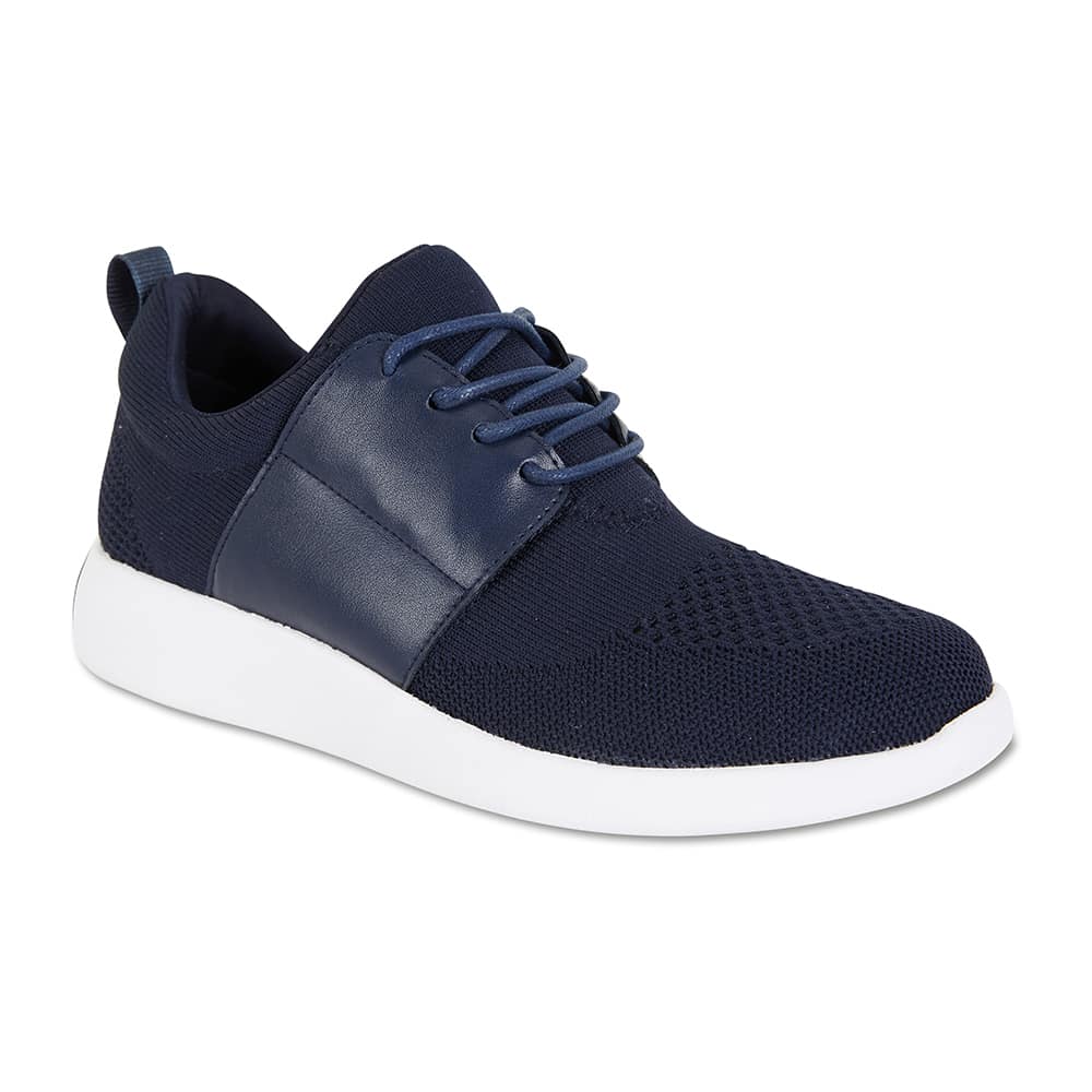 Guru Sneaker in Navy Fabric