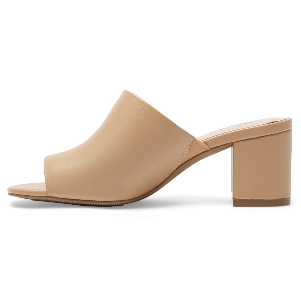 Halo Heel in Nude Leather