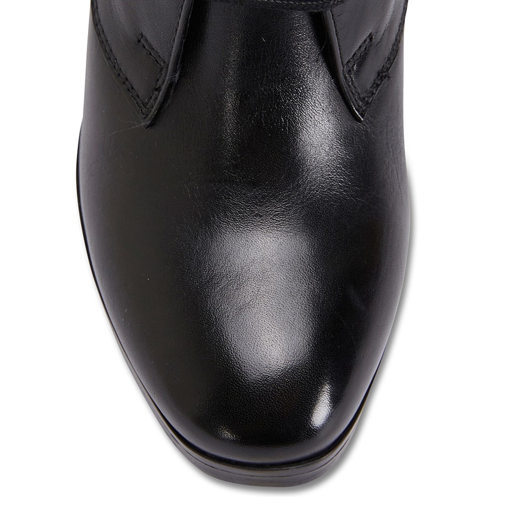 Harley Boot in Black Leather