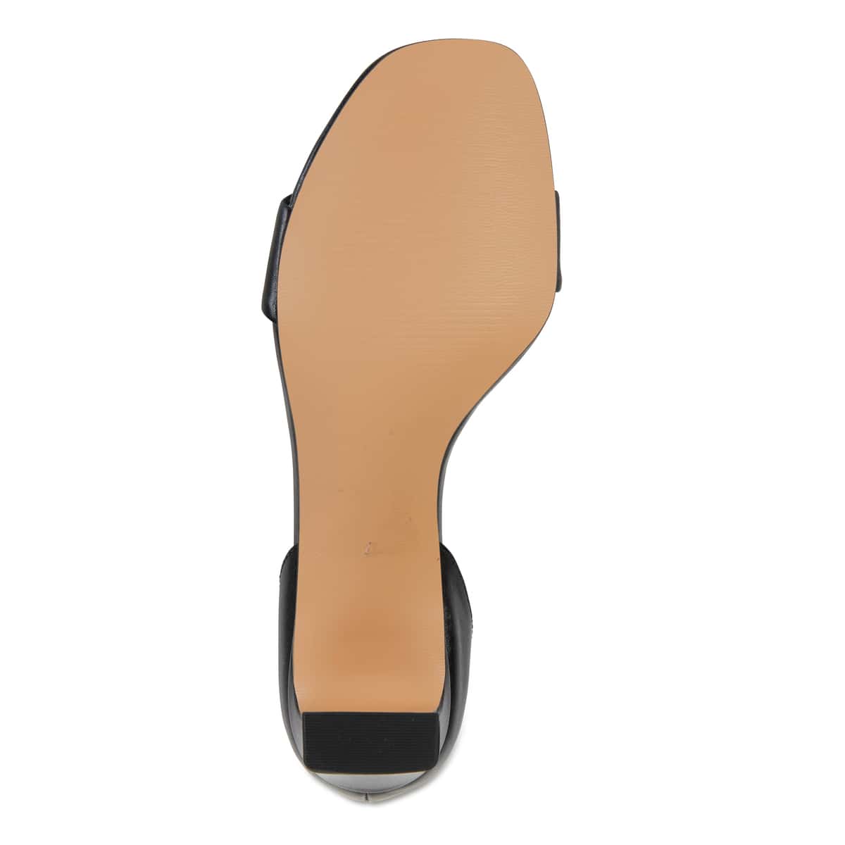 Harper Heel in Black Leather