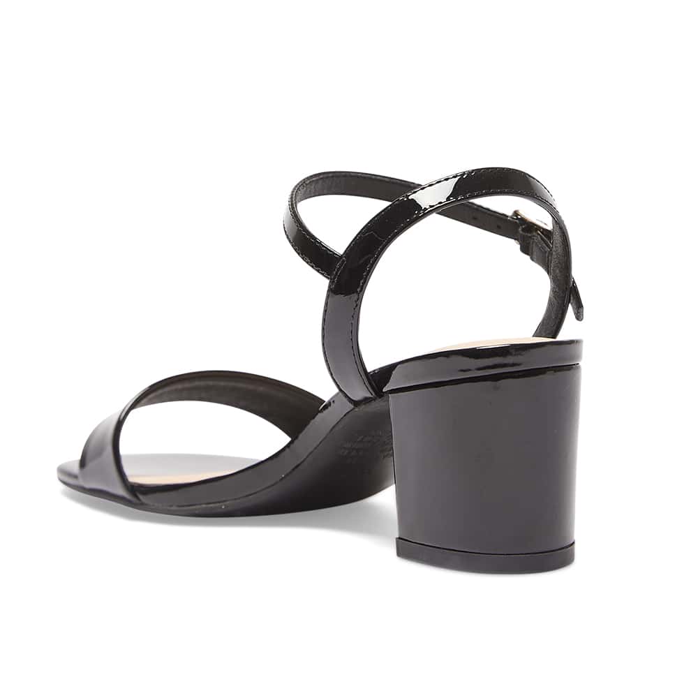 Heather Heel in Black Patent