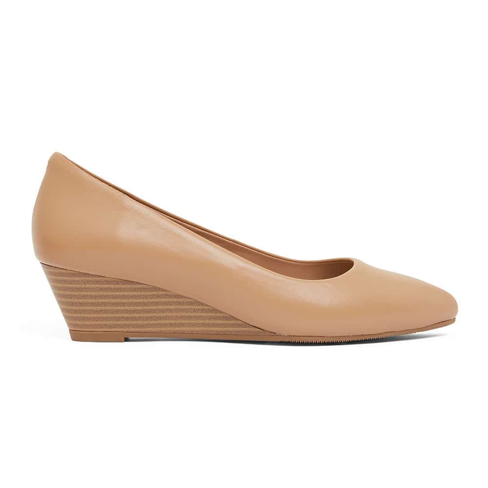 Henry Heel in Camel Leather