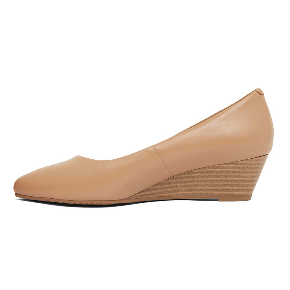 Henry Heel in Camel Leather