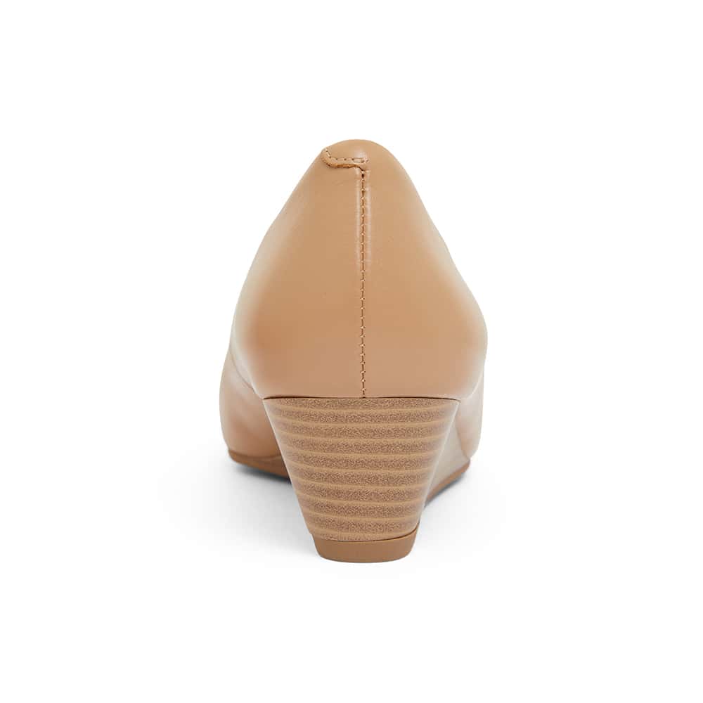 Henry Heel in Camel Leather