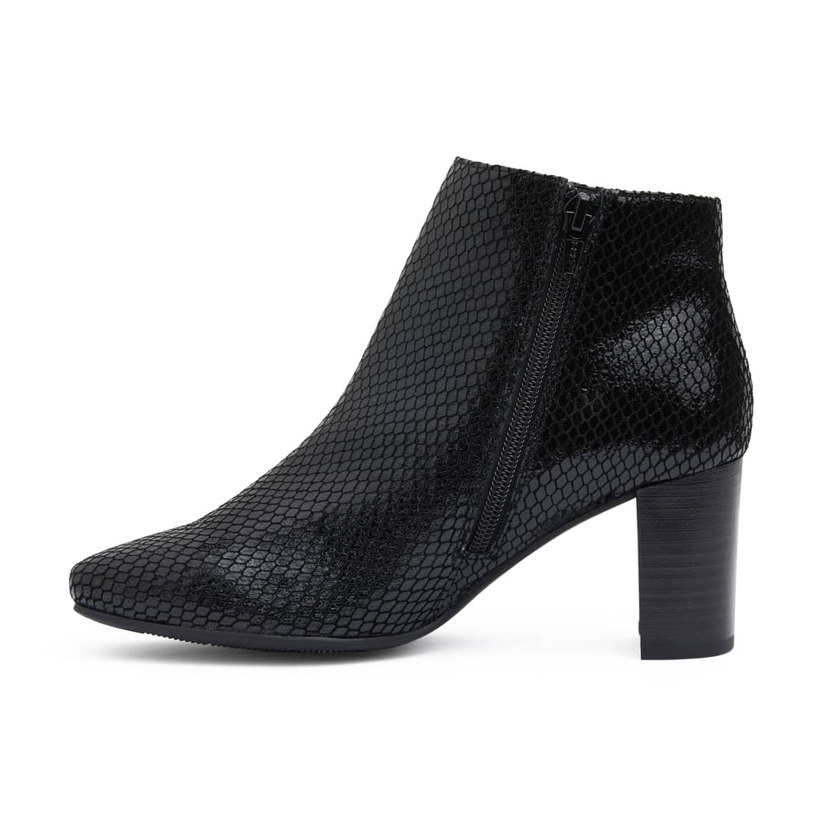Holland Boot in Black Snake Leather