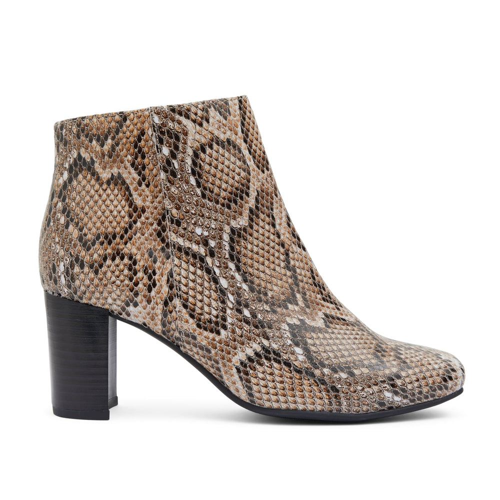 Holland Boot in Neutral Snake Leather