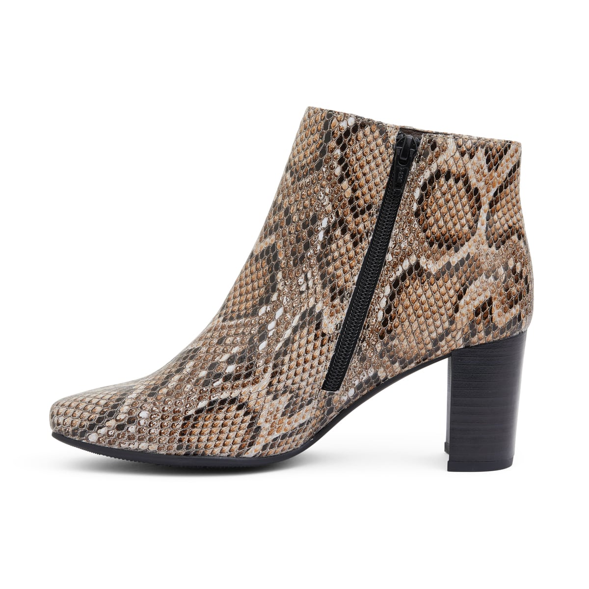 Holland Boot in Neutral Snake Leather