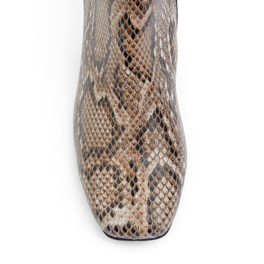 Holland Boot in Neutral Snake Leather