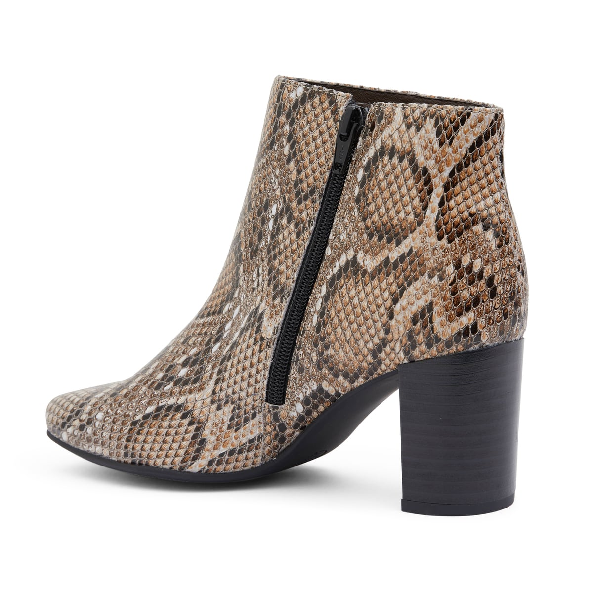Holland Boot in Neutral Snake Leather