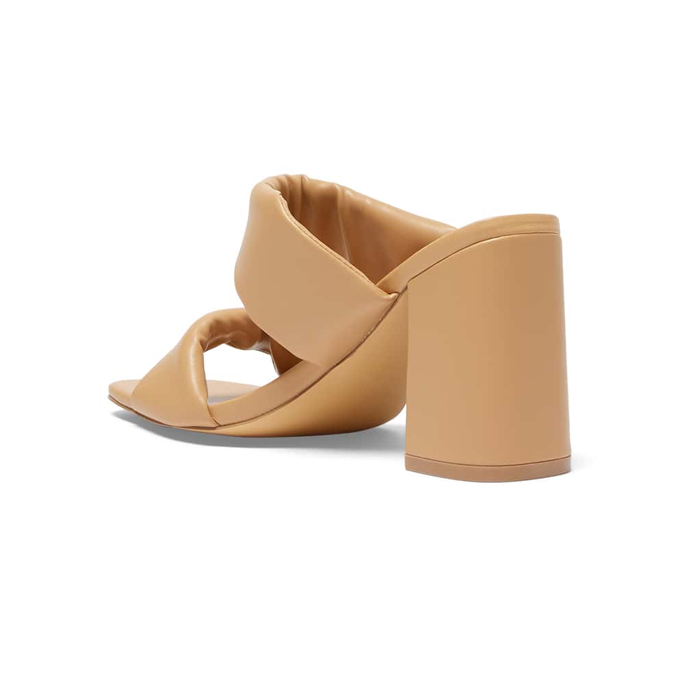 Honor Heel in Camel Smooth