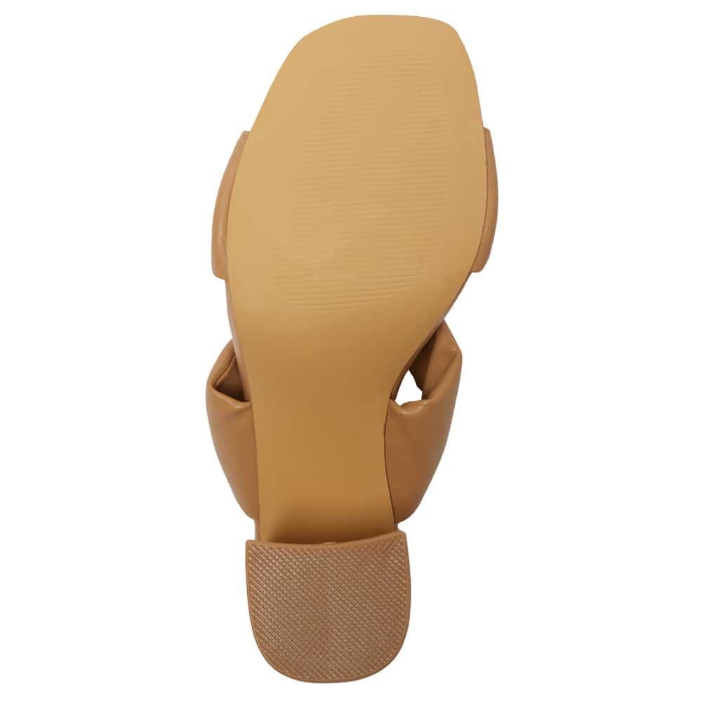 Honor Heel in Camel Smooth