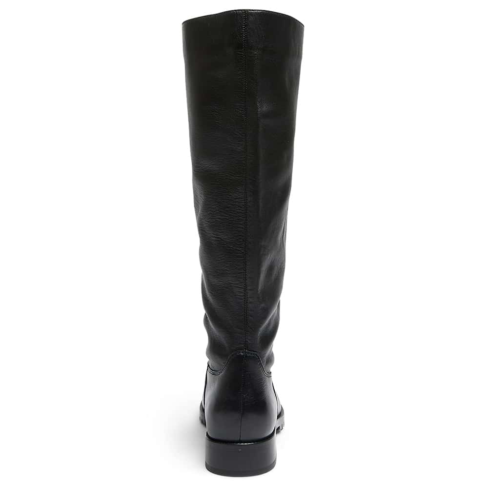 Hudson Boot in Black Leather