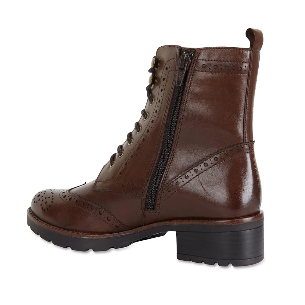 Ian Boot in Brown Leather