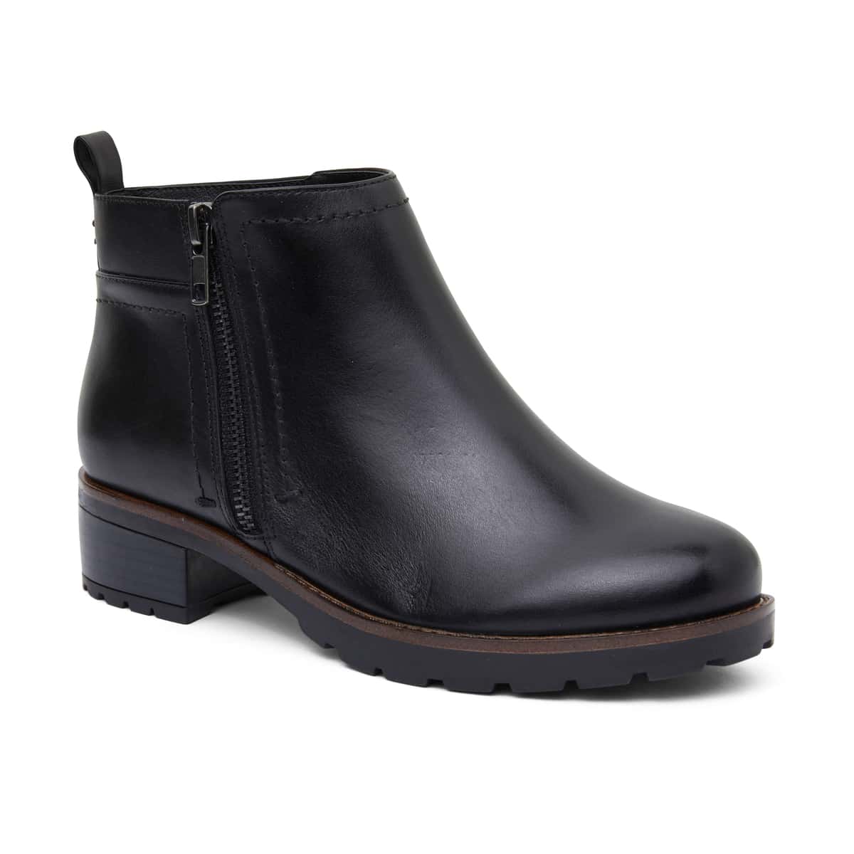 Ibis Boot in Black Leather