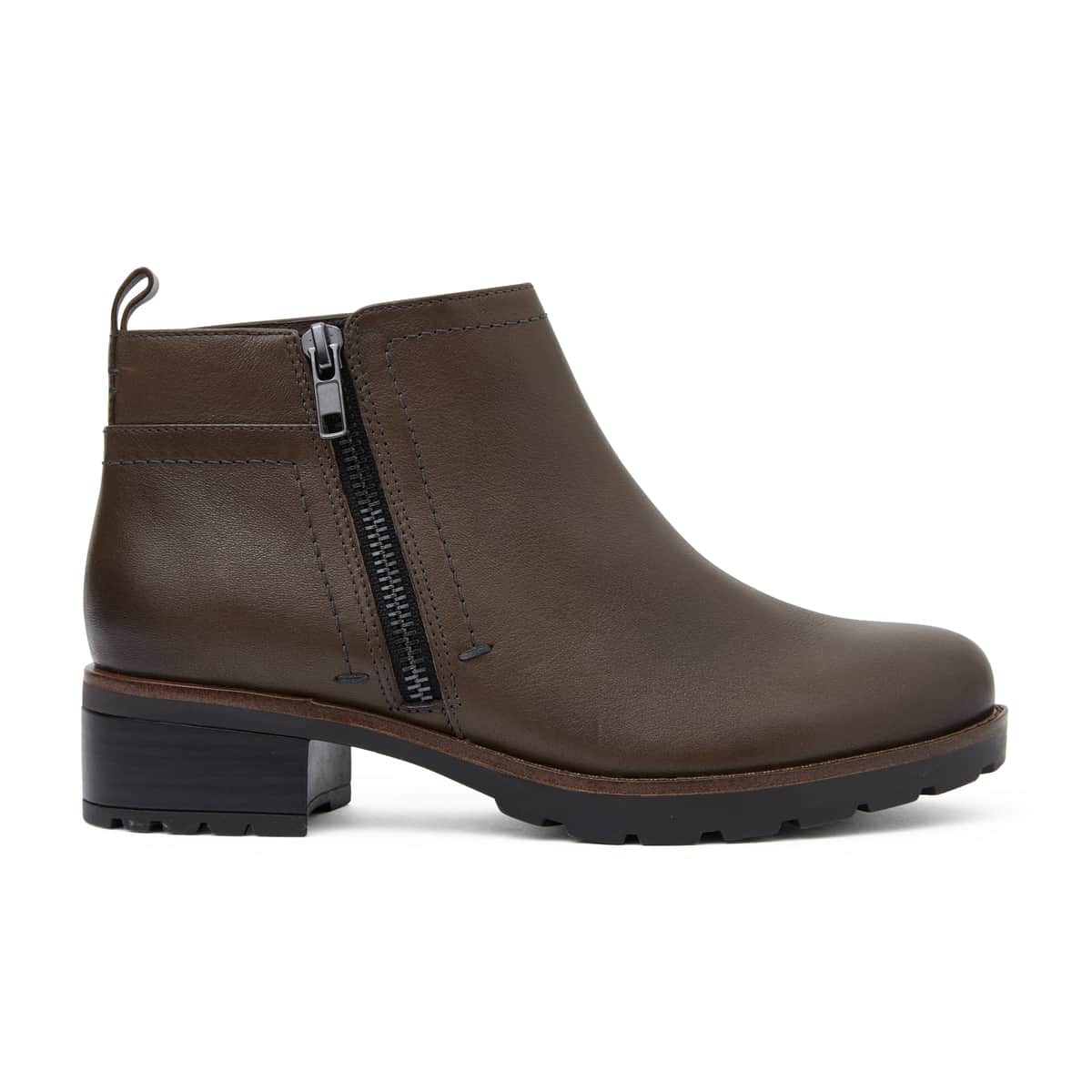 Ibis Boot in Khaki Leather