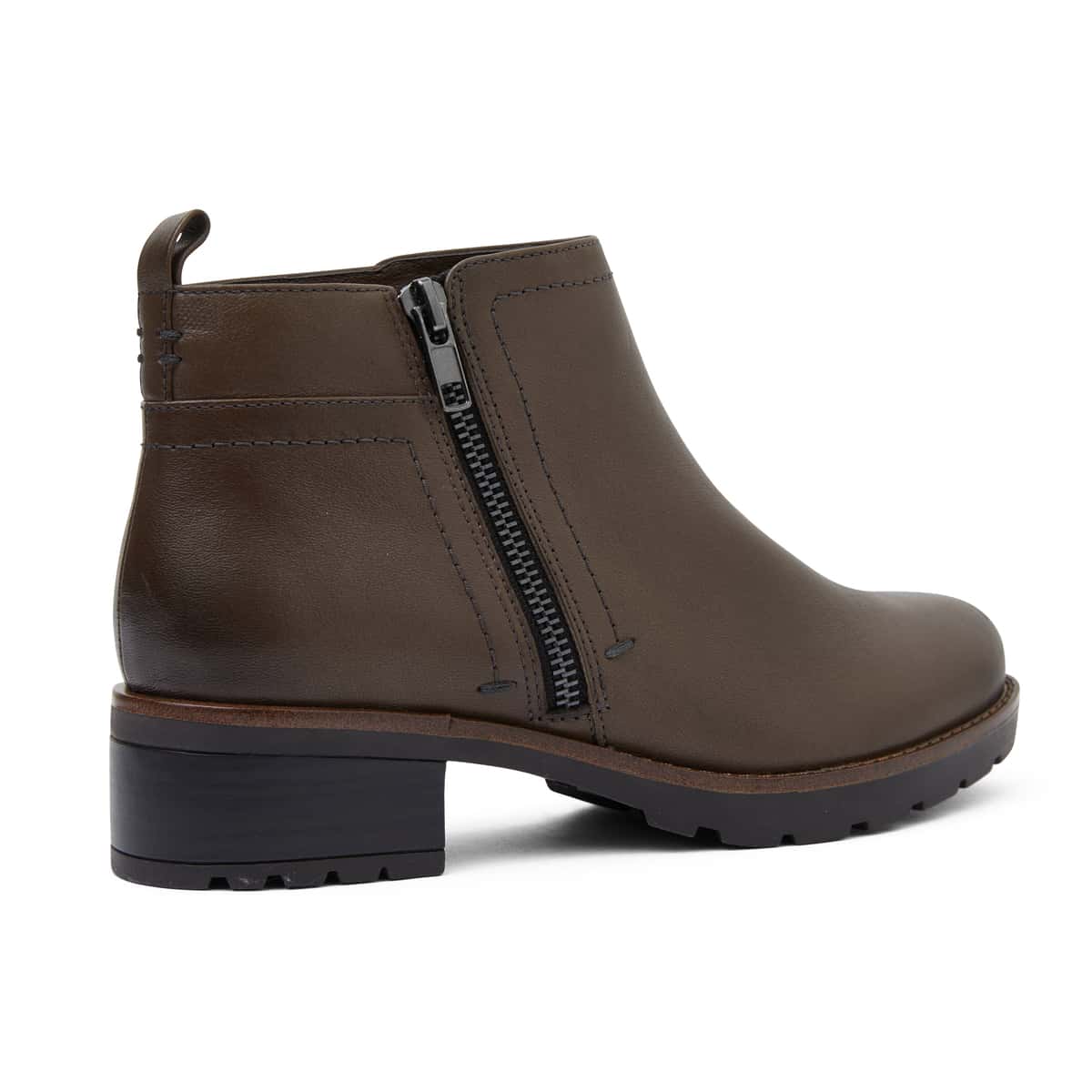 Ibis Boot in Khaki Leather