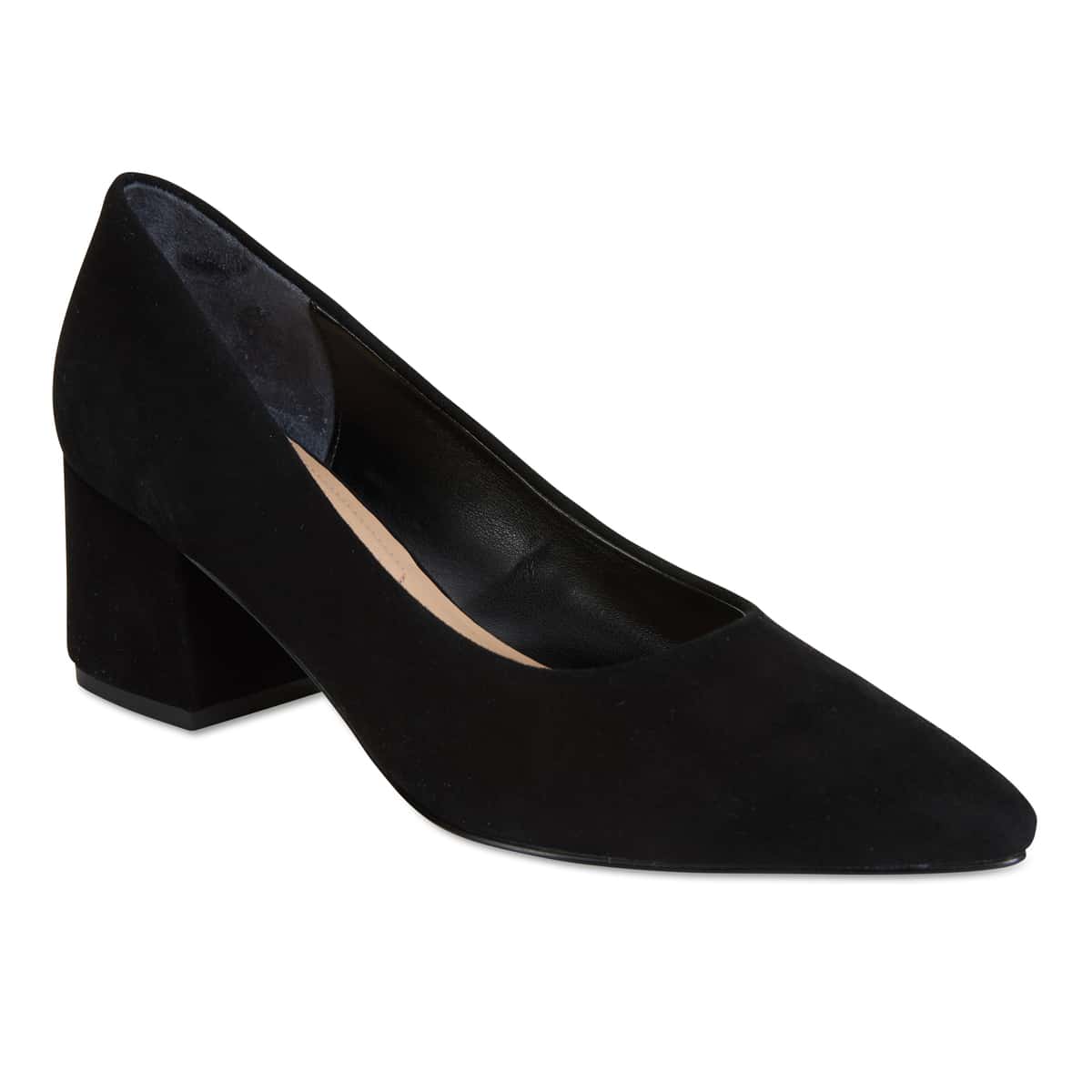 Idol Heel in Black Suede